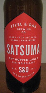 Satsuma (Dry Hopped Lager)