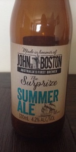 John Boston The Surprise Summer Ale