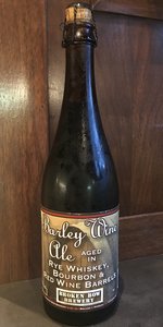 Barley Wine Ale Aged in Rye Whiskey, Bourbon & Red Wine Barrels