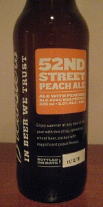 52nd Street Peach Ale