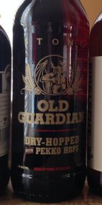 Old Guardian Barley Wine Style Ale (2016) - Dry-Hopped With Pekko