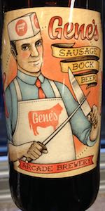 Gene's Sausage Bock Beer