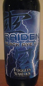 Raiden Black Rye IPA