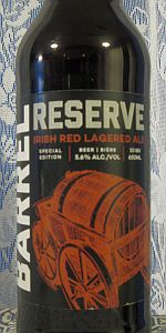Barrel Reserve Irish Red Lagered Ale