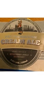 Pre-prohibition Cream Ale