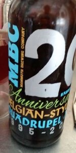 20th Anniversary Bourbon Barrel Quadrupel Ale