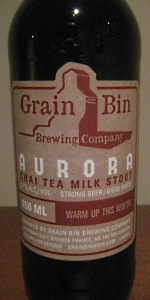 Aurora Chai Tea Milk Stout