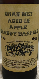 Apple Brandy Gran Met III (33 Month Barrel Aged)