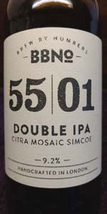 55|01 Double IPA (Citra Mosaic Simcoe)