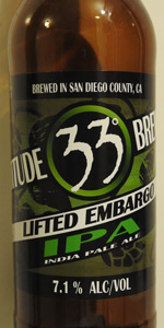 Lifted Embargo