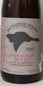Bourbon Barrel Dark Ale (Winter Migration) 2015