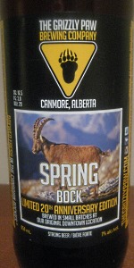 20 Year Spring Bock