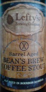Barrel Aged Bean's Brew Coffee Stout