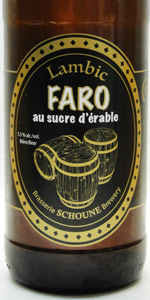 Lambic Faro Au Sucre DâÃrable