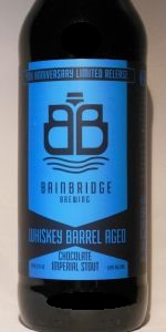 4th Anniversary Whiskey Barrel Aged Chocolate Imperial Stout