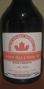 Golden Ray Cream Ale