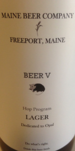 Hop Program - Beer V