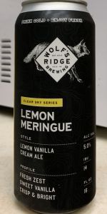 Clear Sky Lemon Meringue