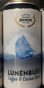 A. Keiths Nova Scotia Brewery: Lunenburg Coffe & Cacao Stout