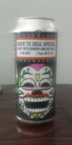 Back To Skul Special Gose With Ginger And Sea Salt