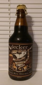 Decker Black Rye Double IPA
