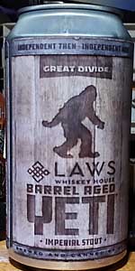 Laws Barrel Aged Yeti