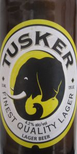 Tusker Finest Quality Lager