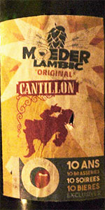 CuvÃ©e Moeder Lambic Original 10 Ans - Cabernet Franc