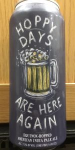 Hoppy Days Are Here Again