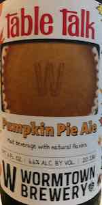 Table Talk Pumpkin Pie Ale