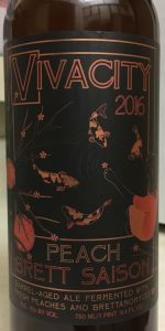 Vivacity Peach Brett Saison