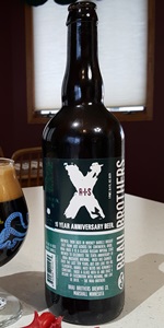 X R-I-S 10 Year Anniversary Beer