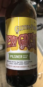 New Grist Gluten-Free Pilsner Style Beer