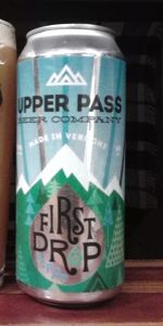 First Drop - Double Dry Hopped