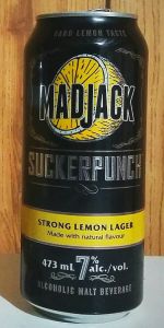 Mad Jack Suckerpunch Strong Lemon Lager