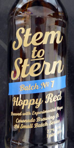 Stem To Stern Batch #1: Hoppy Red