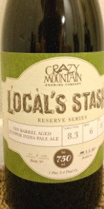 Local's Stash Reserve Series: Gin Barrel-Aged Juniper India Pale Ale