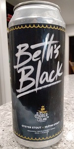 Beth's Black Oyster Stout