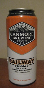 Railway Avenue Rye IPA
