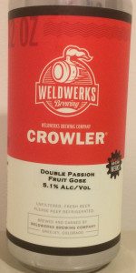 Double Passion Fruit Gose