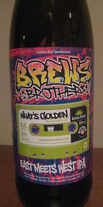 Brews Brothers What's Golden East Meets West IPA