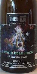Cosmic Cold Brew: Double Ristretto
