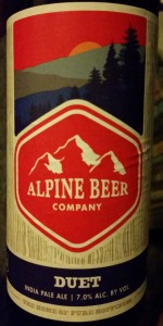 Duet Alpine Beer Company Beeradvocate