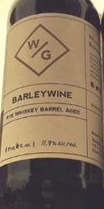 Rye Whiskey Barrel Aged Barleywine