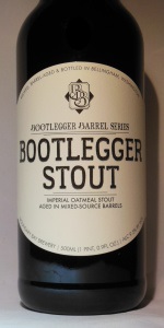 Bootlegger Barrel Series Imperial Oatmeal Stout (Chuckanut Bay Whiskey)