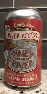 River Access Ozarks Lager