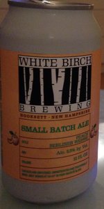 Small Batch Ale Peach Berliner Weisse