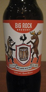 Ontario Oak Aged Rye Ale