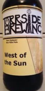 West Of The Sun