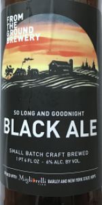 So Long And Goodnight Black Ale